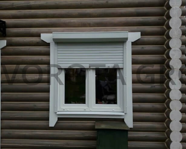 Рольставни на окна Doorhan белые 740х740