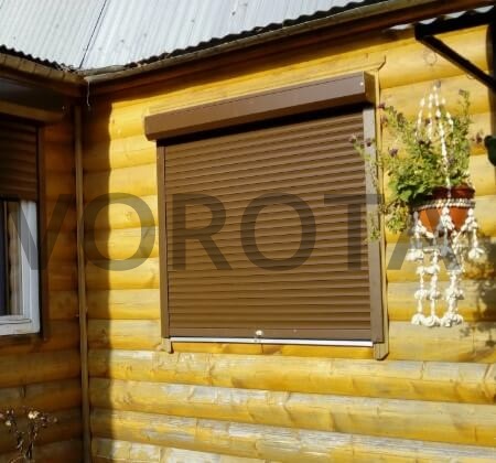 Рольставни на окна Alutech в частный дом 920х920
